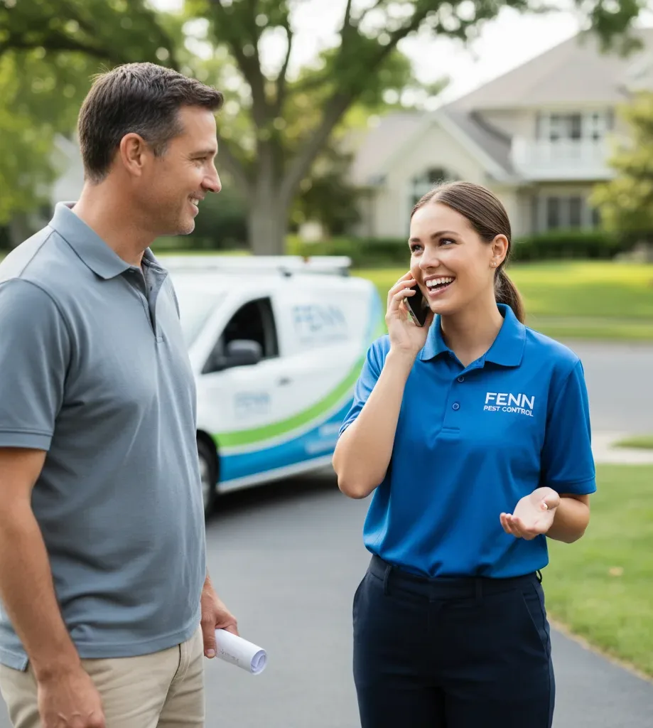 Fenn Pest Control customer support in Medford